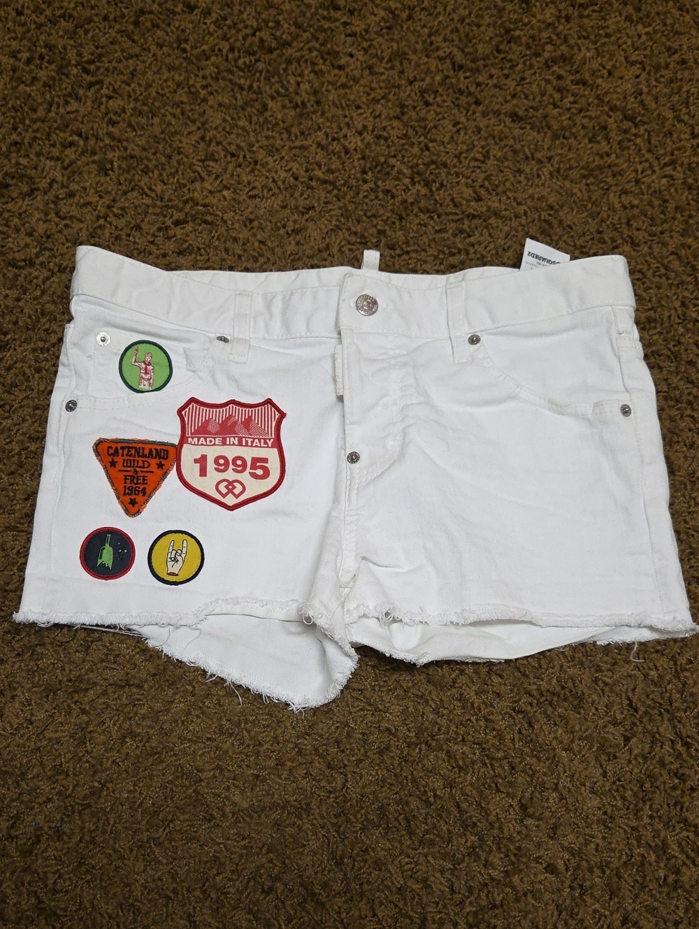 Dsquared2 | Women's Denim Patch Pocket Shorts | 42/10(US)